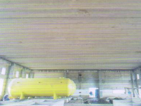 沈陽(yáng)高升開(kāi)發(fā)區(qū)化工廠(chǎng)房21米雙坡T板